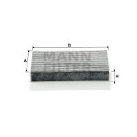Фильтр салона MANN-FILTER CUK 1611